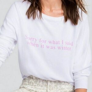 🦊💋 WildFox Sorry For What I Said When it was Winter